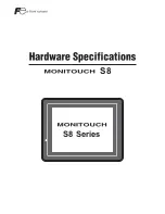 Preview for 1 page of Hakko Electronics Monitouch S8 Series Hardware Specification