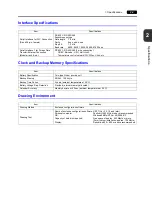 Предварительный просмотр 19 страницы Hakko Electronics MONITOUCH V606e Hardware Specifications