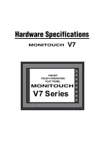 Preview for 1 page of Hakko Electronics Monitouch V7 Hardware Specifications
