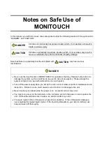 Preview for 5 page of Hakko Electronics Monitouch V7 User Manual