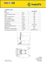 Preview for 18 page of Haklift HAVA1000PIS Original Instructions Manual