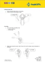 Preview for 8 page of Haklift HAVA1200ELE Original Instructions Manual