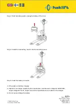 Preview for 11 page of Haklift HAVA1200ELE Original Instructions Manual