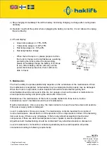 Preview for 12 page of Haklift HAVA1200ELE Original Instructions Manual