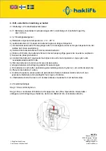 Preview for 64 page of Haklift HAVA1200ELE Original Instructions Manual