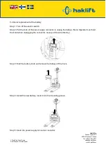 Preview for 12 page of Haklift HAVA1500ELE Original Instructions Manual