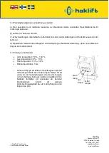 Preview for 47 page of Haklift HAVA1500ELE Original Instructions Manual