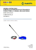 Preview for 1 page of Haklift LOABT1600 Original Instructions Manual