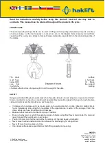 Preview for 2 page of Haklift LTABT08 Original Instructions Manual