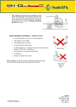 Предварительный просмотр 4 страницы Haklift LTTSCC05 Original Instructions Manual