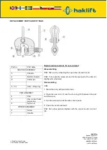 Preview for 7 page of Haklift LTTSCC05 Original Instructions Manual