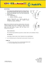 Preview for 14 page of Haklift LTTSCC05 Original Instructions Manual