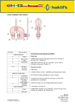 Предварительный просмотр 34 страницы Haklift LTTSCC05 Original Instructions Manual