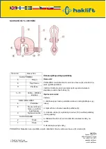 Предварительный просмотр 43 страницы Haklift LTTSCC05 Original Instructions Manual