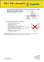 Предварительный просмотр 58 страницы Haklift LTTSCC05 Original Instructions Manual