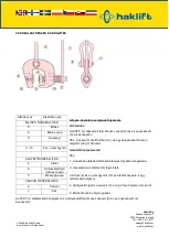 Предварительный просмотр 61 страницы Haklift LTTSCC05 Original Instructions Manual