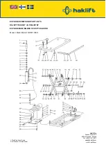 Предварительный просмотр 25 страницы Haklift NOSP1000H Original Instructions Manual