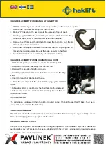 Preview for 18 page of Haklift SKTH1000 Original Instructions Manual