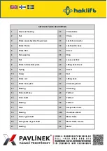 Preview for 68 page of Haklift SKTH1000 Original Instructions Manual