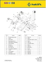 Preview for 13 page of Haklift TUNKHA25MA Original Instructions Manual