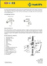 Preview for 5 page of Haklift TUNKHATA3520 Original Instructions Manual