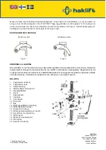 Preview for 7 page of Haklift TUNKHATA3520 Original Instructions Manual