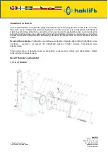 Preview for 7 page of Haklift TUNKKI015S Original Instructions Manual