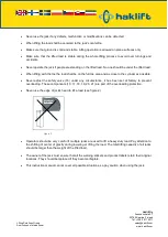 Preview for 4 page of Haklift TUNKKI5H Original Instructions Manual