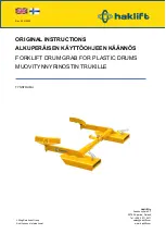 Haklift TYNNTRUMU Original Instructions Manual preview