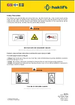 Preview for 5 page of Haklift VANOS250 Original Instructions Manual