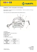 Preview for 15 page of Haklift VANOS250 Original Instructions Manual