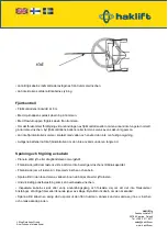 Preview for 26 page of Haklift VANOS250 Original Instructions Manual