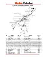 Preview for 12 page of Hako Robotic G-Force CLASSIC Parts Manual And Owners Manual