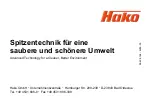 Preview for 10 page of HAKO 7181.05 Assembly Manual