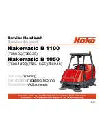 Предварительный просмотр 1 страницы HAKO 7580.02 Service Booklet