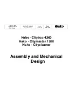 Preview for 16 page of HAKO Citytrac 4200 Service Booklet