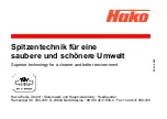 Preview for 88 page of HAKO Hakomatic B 1050 W Instruction Manual