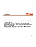 Preview for 6 page of HAKO Hakomatic B 1100 Service Booklet