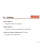 Preview for 10 page of HAKO Hakomatic B 1100 Service Booklet