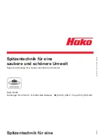 Предварительный просмотр 38 страницы HAKO Hakomatic B910 (7744) Instruction Manual