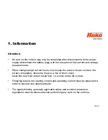 Preview for 6 page of HAKO Scrubmaster B 115 R Service Booklet