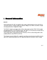 Preview for 8 page of HAKO Scrubmaster B 115 R Service Booklet