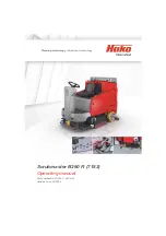 HAKO Scrubmaster B260 R Operating Manual preview