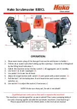 Preview for 1 page of HAKO Scrubmaster B30 CL Quick Start Manual