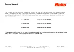 Предварительный просмотр 2 страницы HAKO Sweepmaster P1200 RH Service Manual