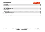 Предварительный просмотр 5 страницы HAKO Sweepmaster P1200 RH Service Manual