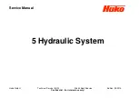 Предварительный просмотр 34 страницы HAKO Sweepmaster P1200 RH Service Manual