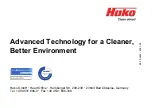 Preview for 64 page of HAKO Sweepmaster P900 R Operating Manual