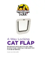 Hakuna Pets 1120 Manual preview