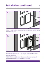 Предварительный просмотр 5 страницы Hakuna Pets CAT FLAP 1120 Instructions Manual